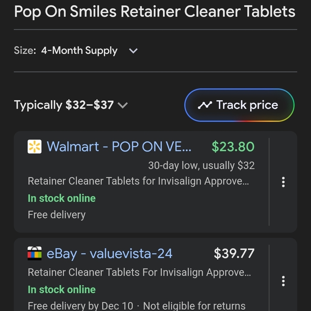2pck Retainer Cleaner (60 Count) - Picture 6 of 7